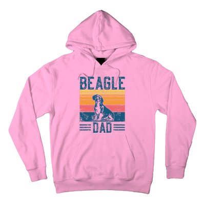 Dog Dad Vintage Beagle Dad Hoodie