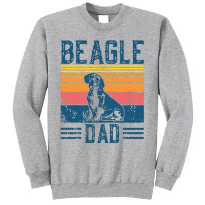 Dog Dad Vintage Beagle Dad Sweatshirt