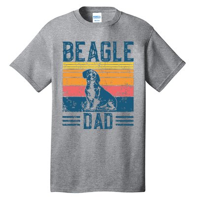 Dog Dad Vintage Beagle Dad Tall T-Shirt