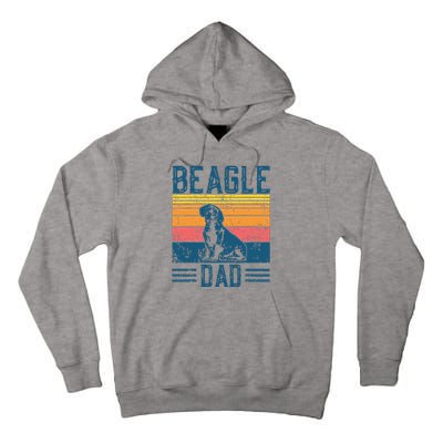 Dog Dad Vintage Beagle Dad Tall Hoodie