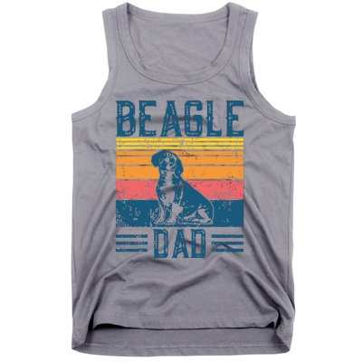 Dog Dad Vintage Beagle Dad Tank Top