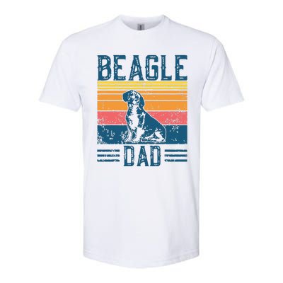 Dog Dad Vintage Beagle Dad Softstyle CVC T-Shirt