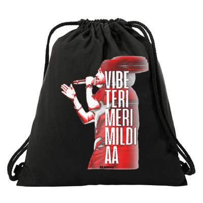 Diljit Dosanjh Vibe Teri Meri Mildi Aa Desi Drawstring Bag