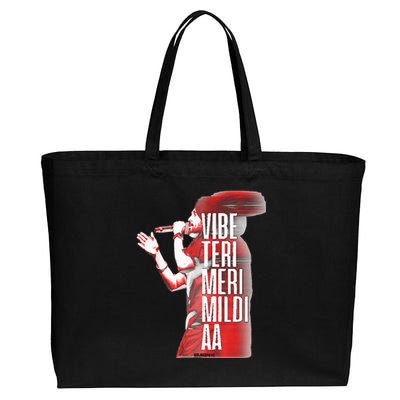 Diljit Dosanjh Vibe Teri Meri Mildi Aa Desi Cotton Canvas Jumbo Tote