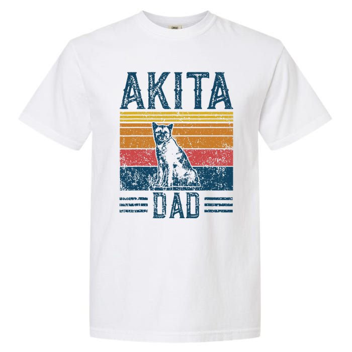 Dog Dad Vintage Akita Dad Garment-Dyed Heavyweight T-Shirt