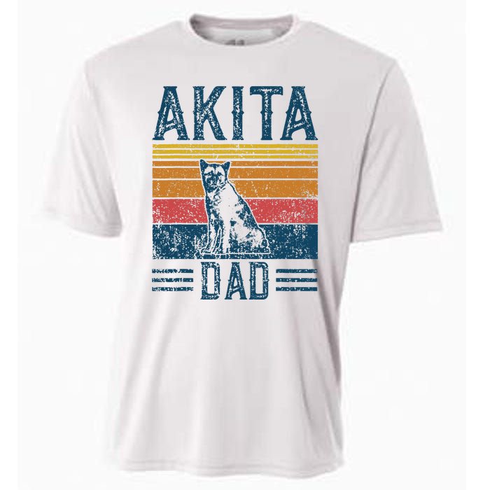 Dog Dad Vintage Akita Dad Cooling Performance Crew T-Shirt