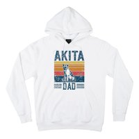 Dog Dad Vintage Akita Dad Hoodie