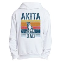 Dog Dad Vintage Akita Dad Urban Pullover Hoodie