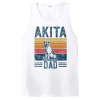 Dog Dad Vintage Akita Dad PosiCharge Competitor Tank