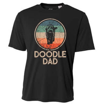 Doodle Dog Vintage Doodle Dad Cooling Performance Crew T-Shirt