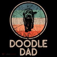 Doodle Dog Vintage Doodle Dad T-Shirt