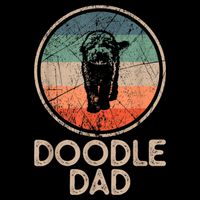 Doodle Dog Vintage Doodle Dad Backpack