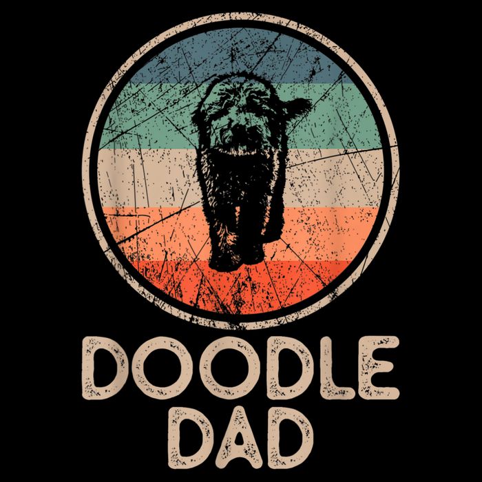 Doodle Dog Vintage Doodle Dad Backpack