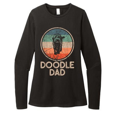 Doodle Dog Vintage Doodle Dad Womens CVC Long Sleeve Shirt