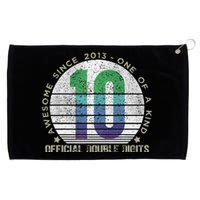 Double Digits Vintage 10 Year Old 10th Birthday Grommeted Golf Towel