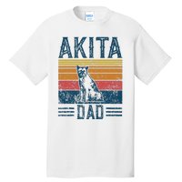 Dog Dad Vintage Akita Dad Tall T-Shirt