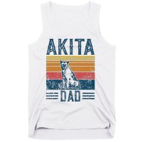 Dog Dad Vintage Akita Dad Tank Top