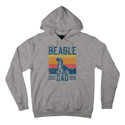 Dog Dad Vintage Beagle Dad Tall Hoodie