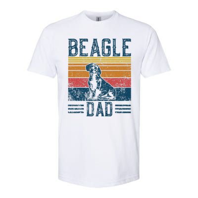 Dog Dad Vintage Beagle Dad Softstyle CVC T-Shirt