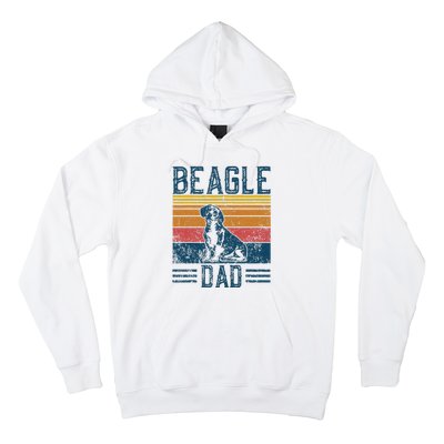 Dog Dad Vintage Beagle Dad Hoodie