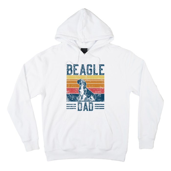 Dog Dad Vintage Beagle Dad Hoodie