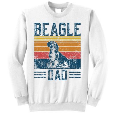 Dog Dad Vintage Beagle Dad Sweatshirt