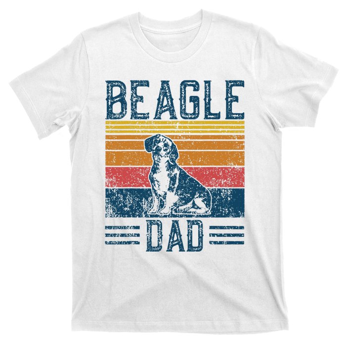 Dog Dad Vintage Beagle Dad T-Shirt