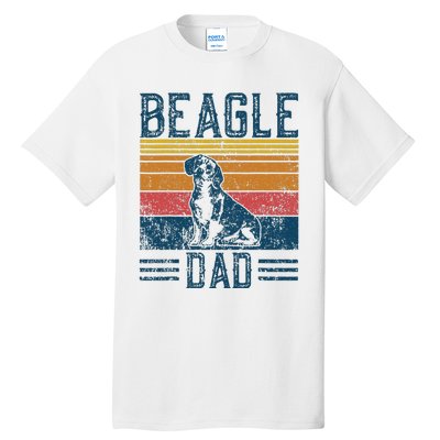 Dog Dad Vintage Beagle Dad Tall T-Shirt