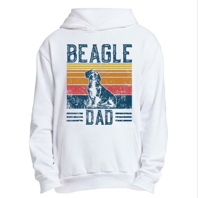 Dog Dad Vintage Beagle Dad Urban Pullover Hoodie