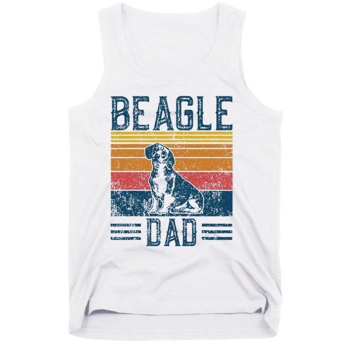 Dog Dad Vintage Beagle Dad Tank Top