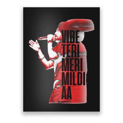 Diljit Dosanjh Vibe Teri Meri Mildi Aa Desi Poster