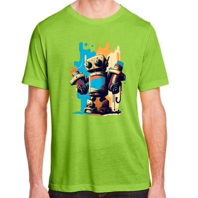 Digital Da Vinci: Graffiti BotS Artistic Code Adult ChromaSoft Performance T-Shirt