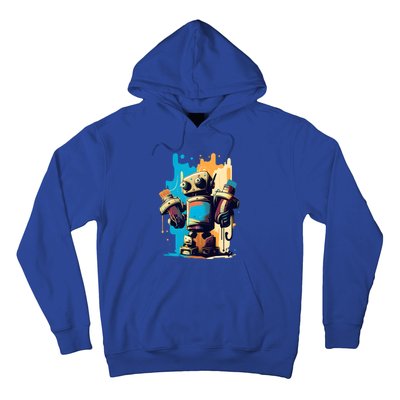 Digital Da Vinci: Graffiti BotS Artistic Code Hoodie