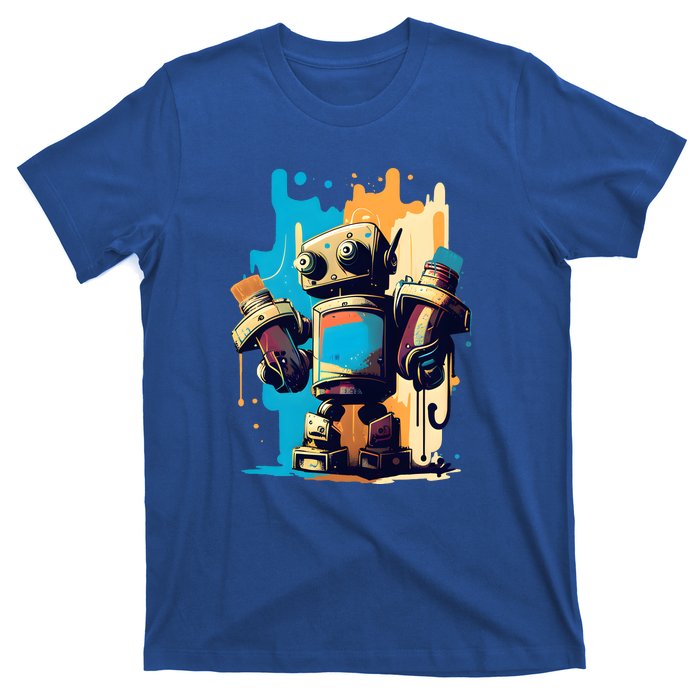 Digital Da Vinci: Graffiti BotS Artistic Code T-Shirt