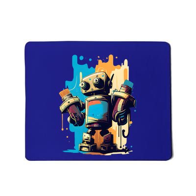 Digital Da Vinci: Graffiti BotS Artistic Code Mousepad