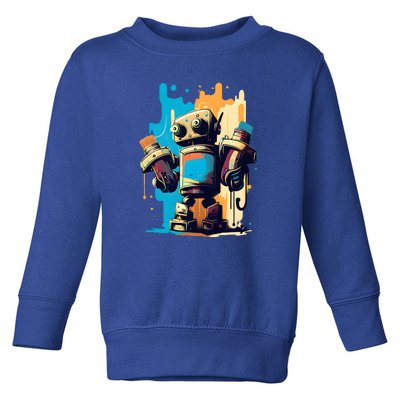 Digital Da Vinci: Graffiti BotS Artistic Code Toddler Sweatshirt