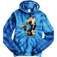 Digital Da Vinci: Graffiti BotS Artistic Code Tie Dye Hoodie