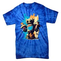 Digital Da Vinci: Graffiti BotS Artistic Code Tie-Dye T-Shirt