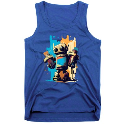 Digital Da Vinci: Graffiti BotS Artistic Code Tank Top