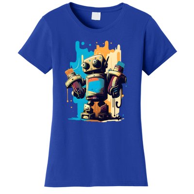 Digital Da Vinci: Graffiti BotS Artistic Code Women's T-Shirt