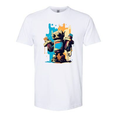 Digital Da Vinci: Graffiti BotS Artistic Code Softstyle® CVC T-Shirt