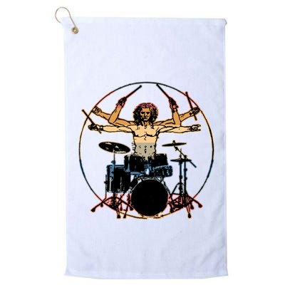 Davinci Drummer Vintage Golf Towel