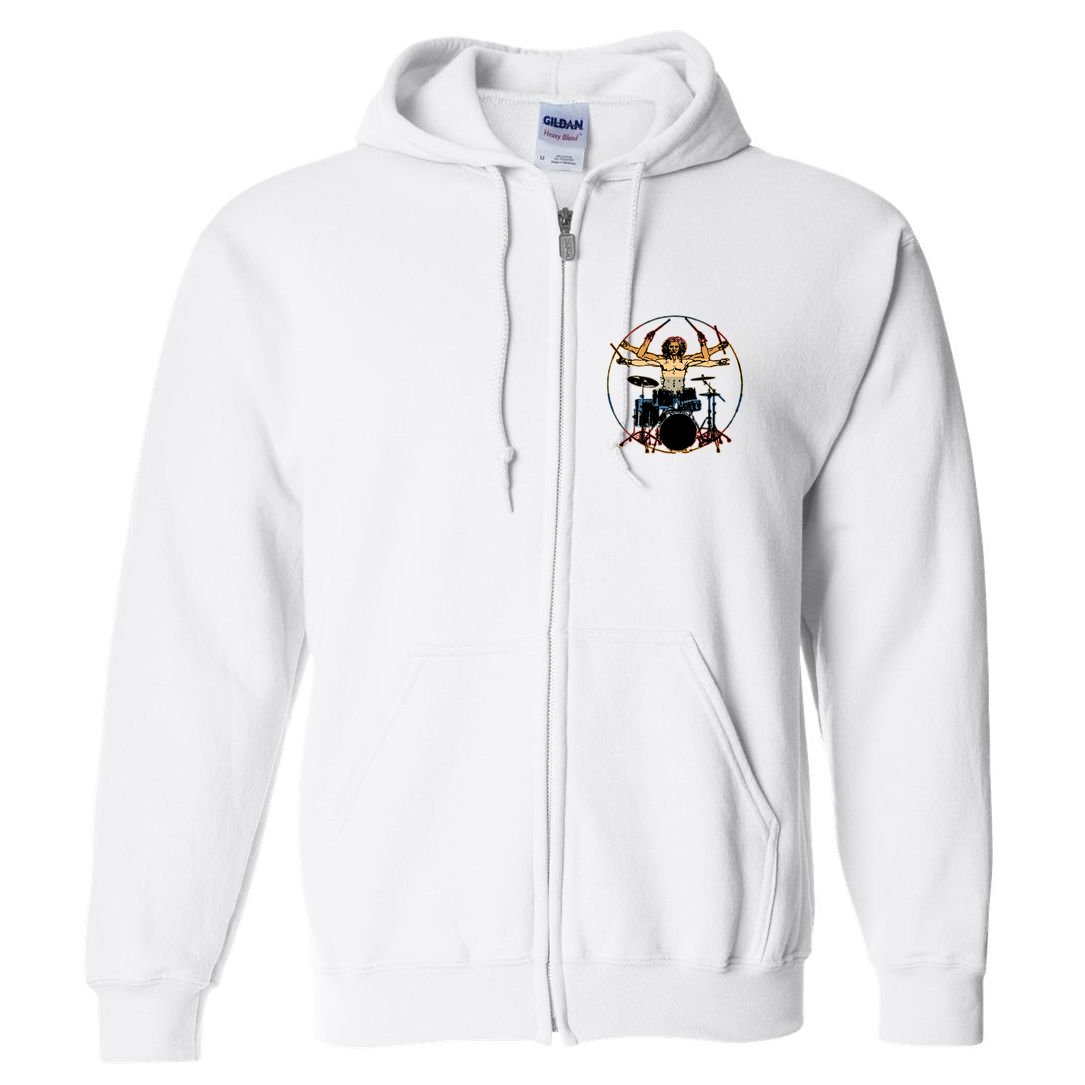 Davinci Drummer Vintage Full Zip Hoodie