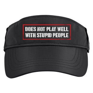 David Draiman Wearing Does Not Play Well With Stupid People Adult Drive Performance Visor