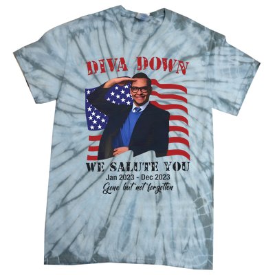 Diva Down We Salute You George Santos Tie-Dye T-Shirt