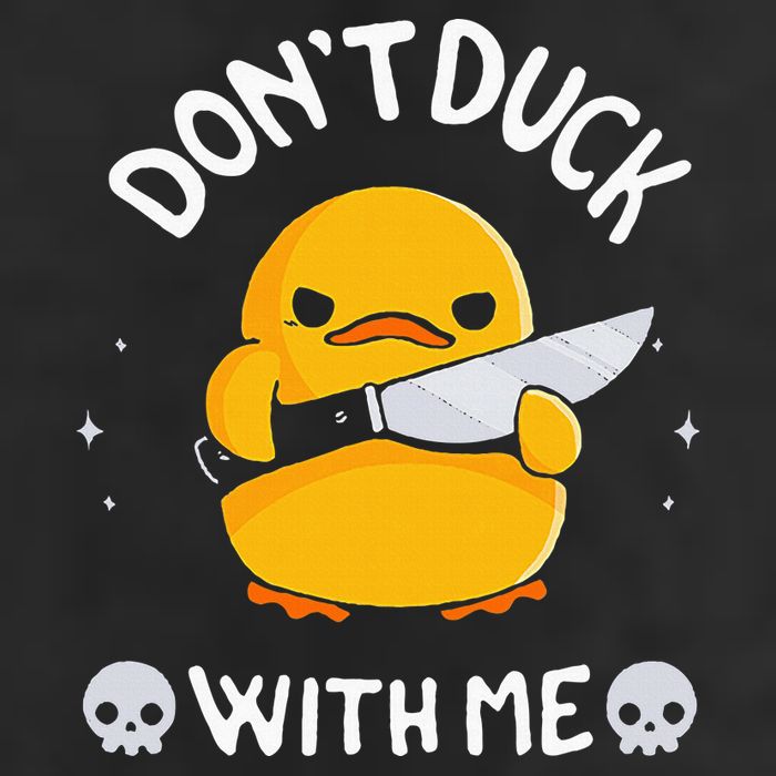 DonT Duck With Me Funny Duck Kinife Hat