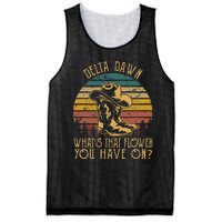 Delta Dawns WhatS That Hower You Have On Boots Cowboy Mesh Reversible Basketball Jersey Tank