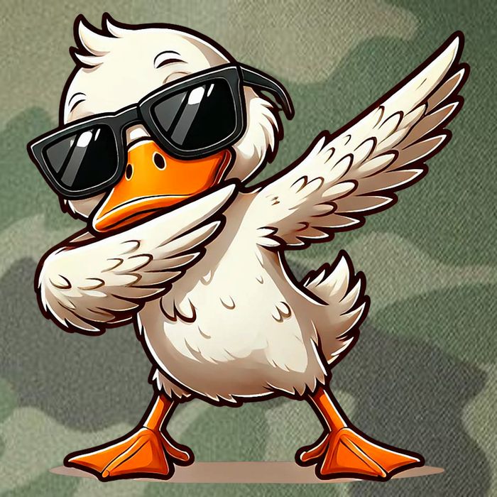 Dabbing Duck With Sunglasses Funny Cartoon Graphic Legacy Tie Dye Trucker Hat