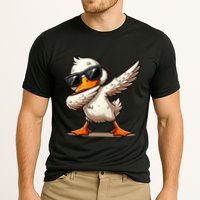 Dabbing Duck With Sunglasses Funny Cartoon Graphic Performance Shirt