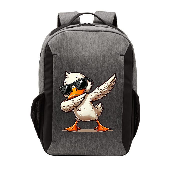 Dabbing Duck With Sunglasses Funny Cartoon Graphic Vector Backpack